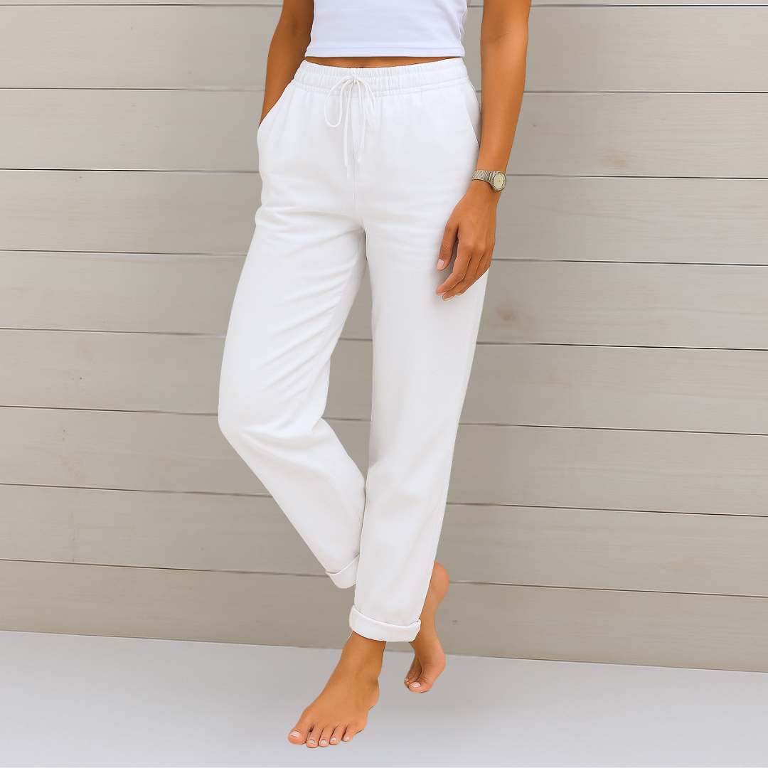 Susy - Ademend Linnen Broek