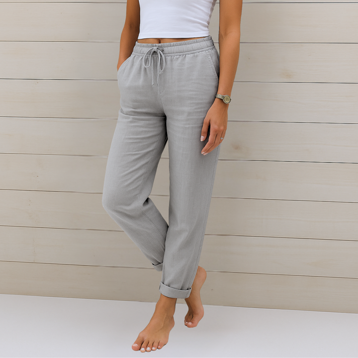 Susy - Ademend Linnen Broek