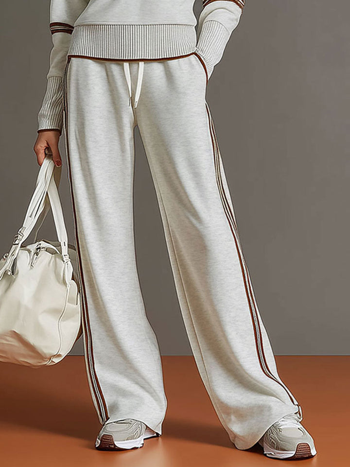 Marietta – blouse en broek met brede pijpen