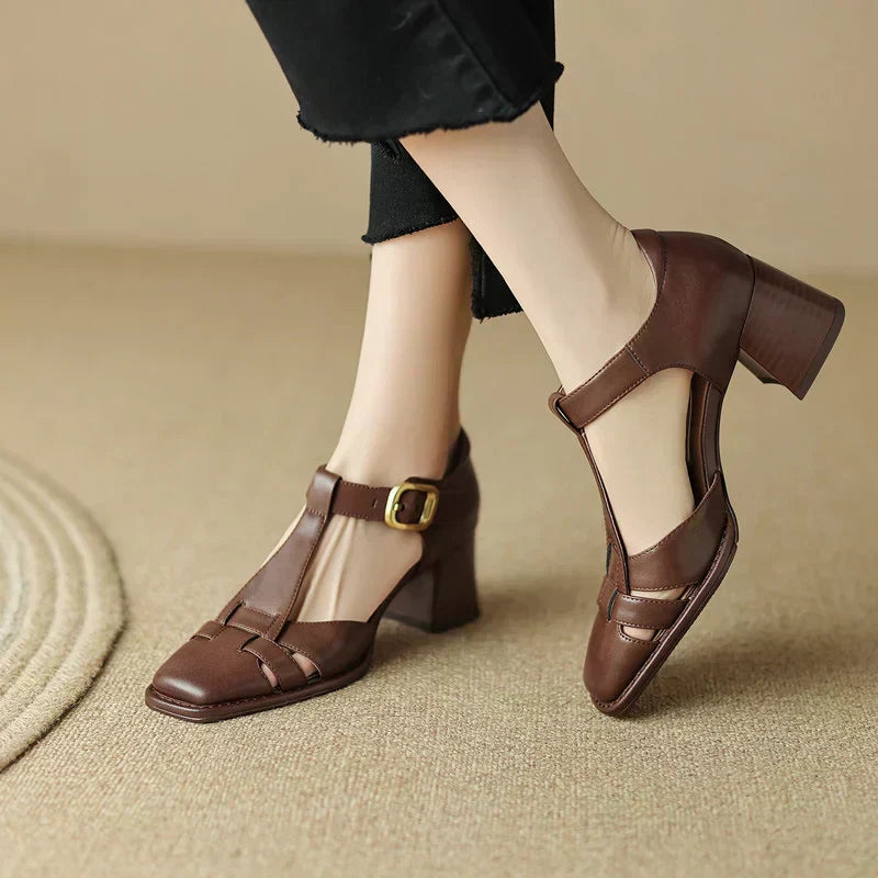 Belliora | Vierkante Teen Zomer Sandalen