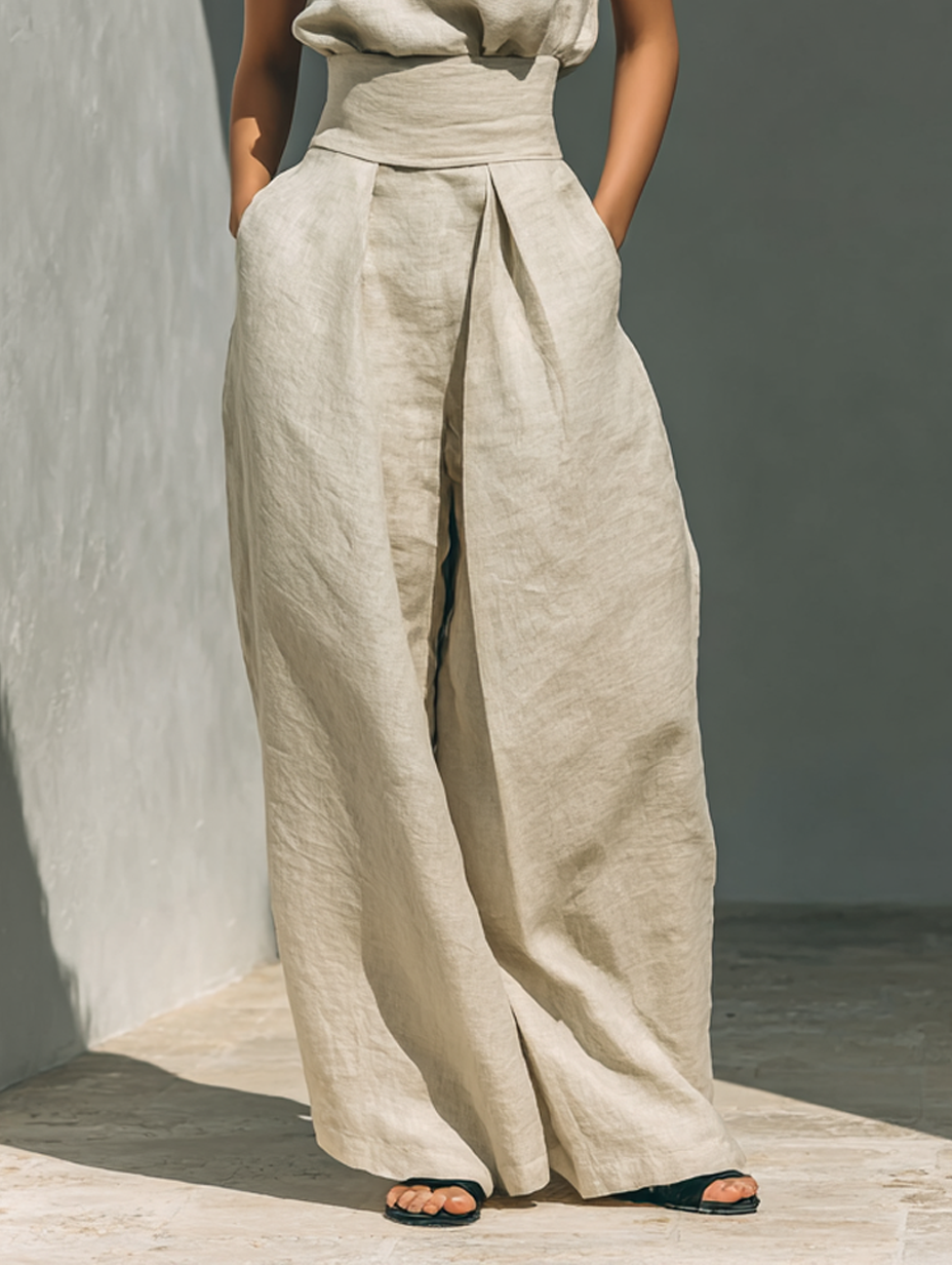 Maria - tanktop en wijde broek