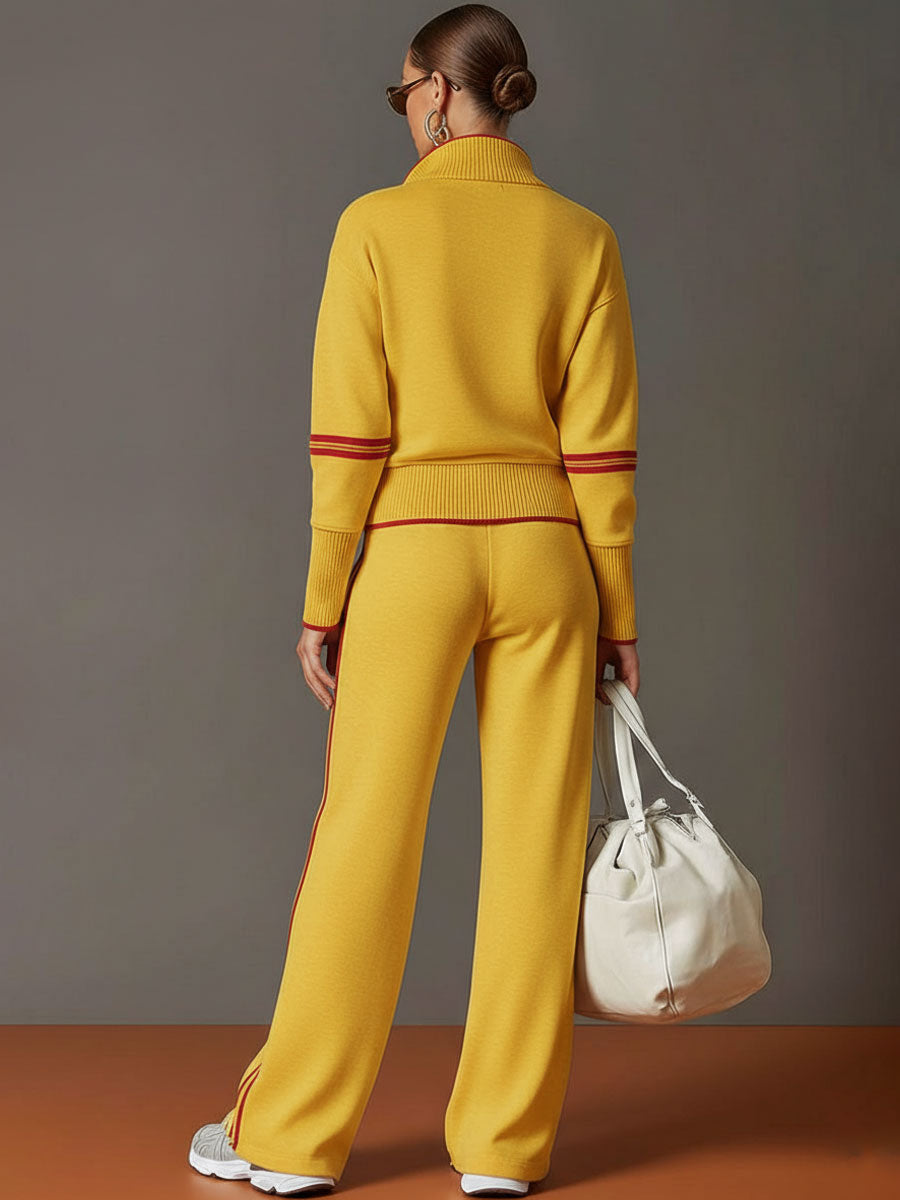 Marietta – blouse en broek met brede pijpen