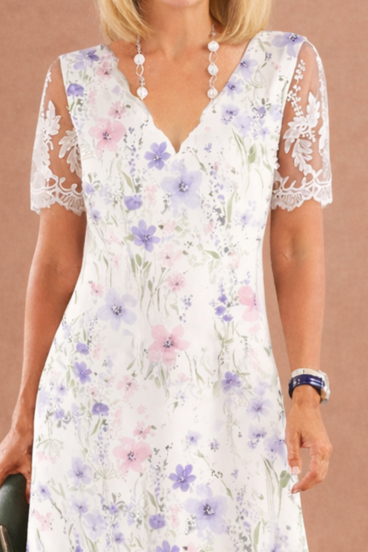 Elin™ | Luchtige Bloemige Zomer Jurk