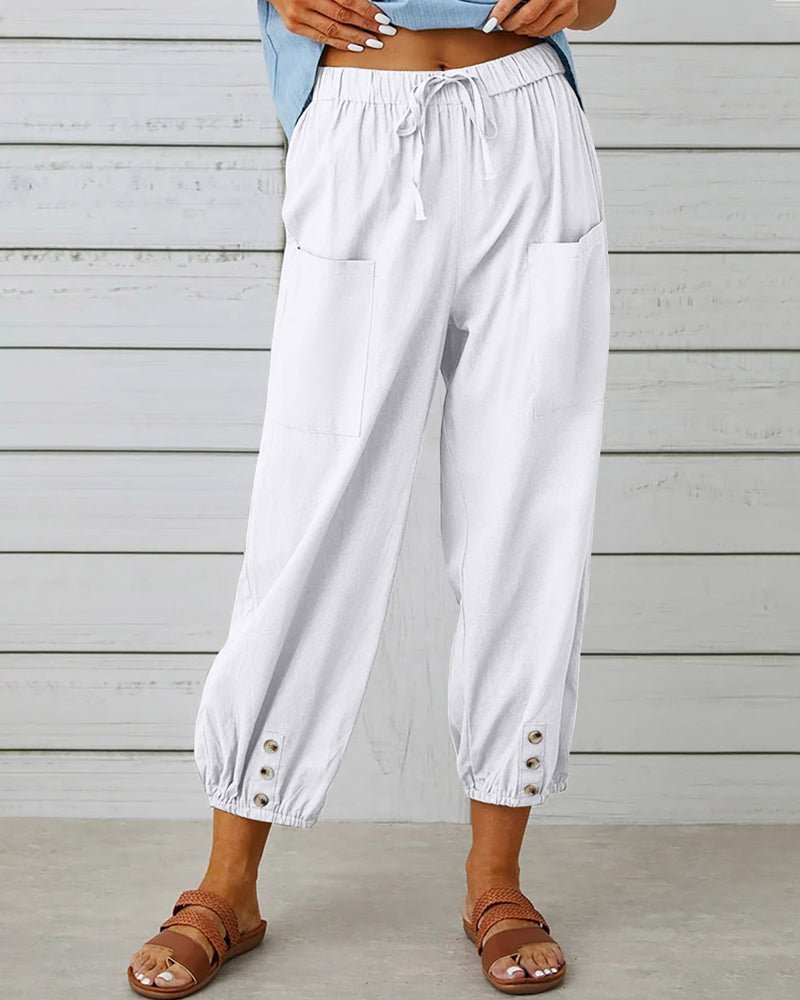 Elianna | Chic Hoge Taille Broek