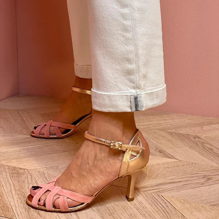 HOGE SANDALEN MET BANDJES