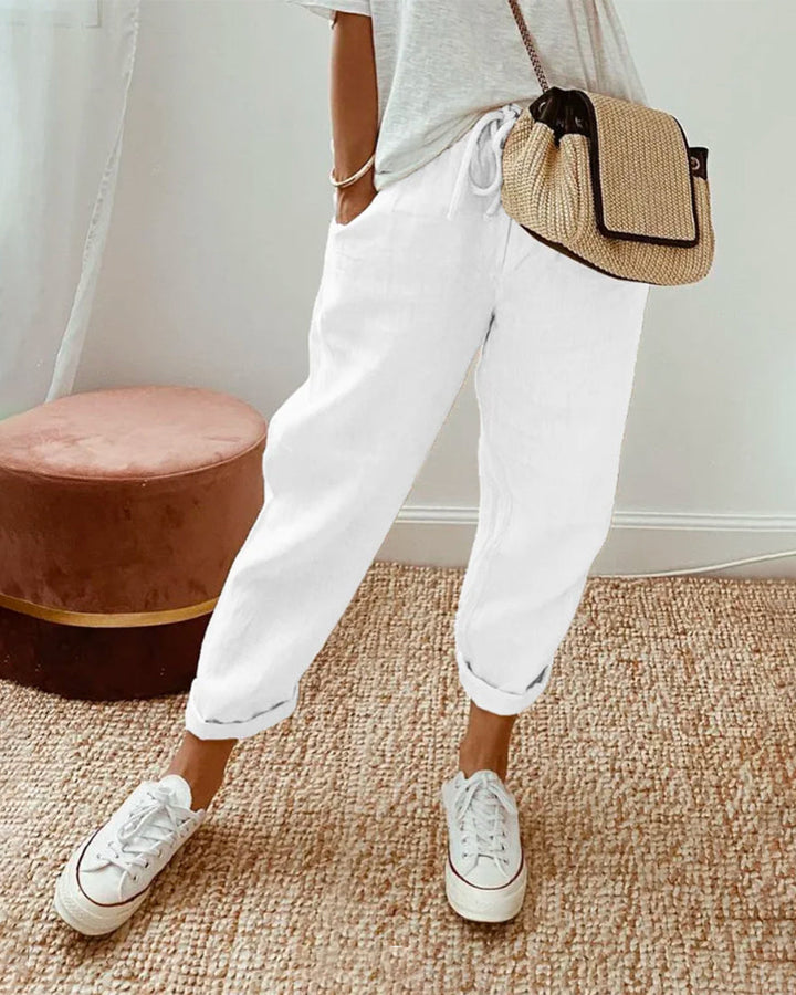 Cassandra | Linnen Anti-Zweet Casual & Elegante Broek