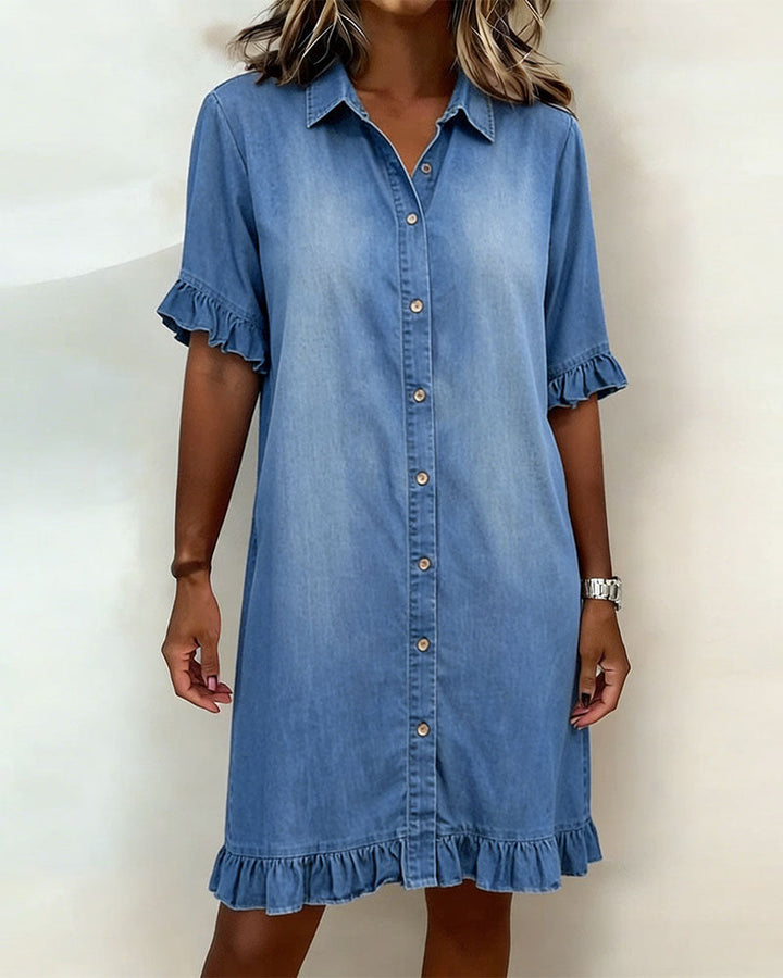 Sophie | Elegante Denim Jurk voor Vrouwen