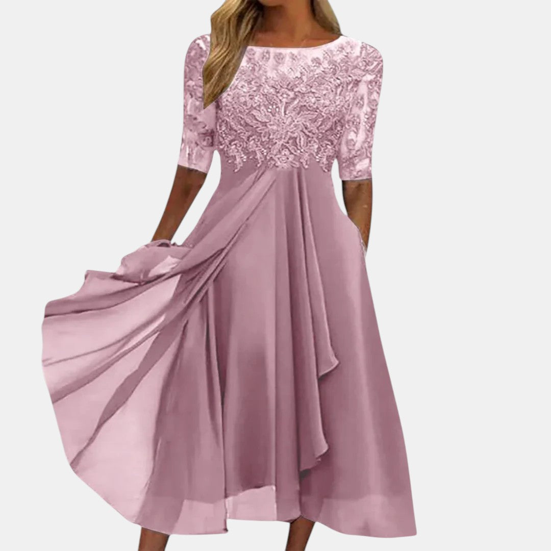NOEMI - Elegante jurk van kant