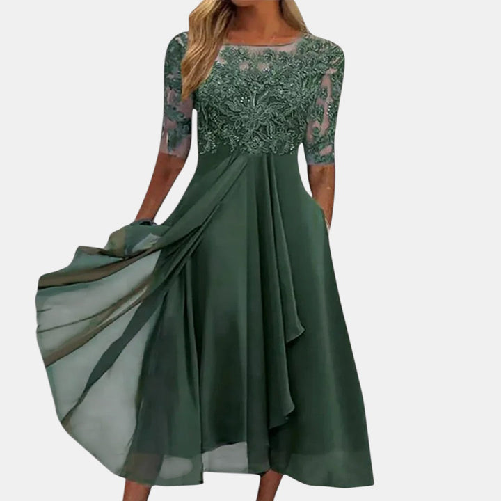NOEMI - Elegante jurk van kant