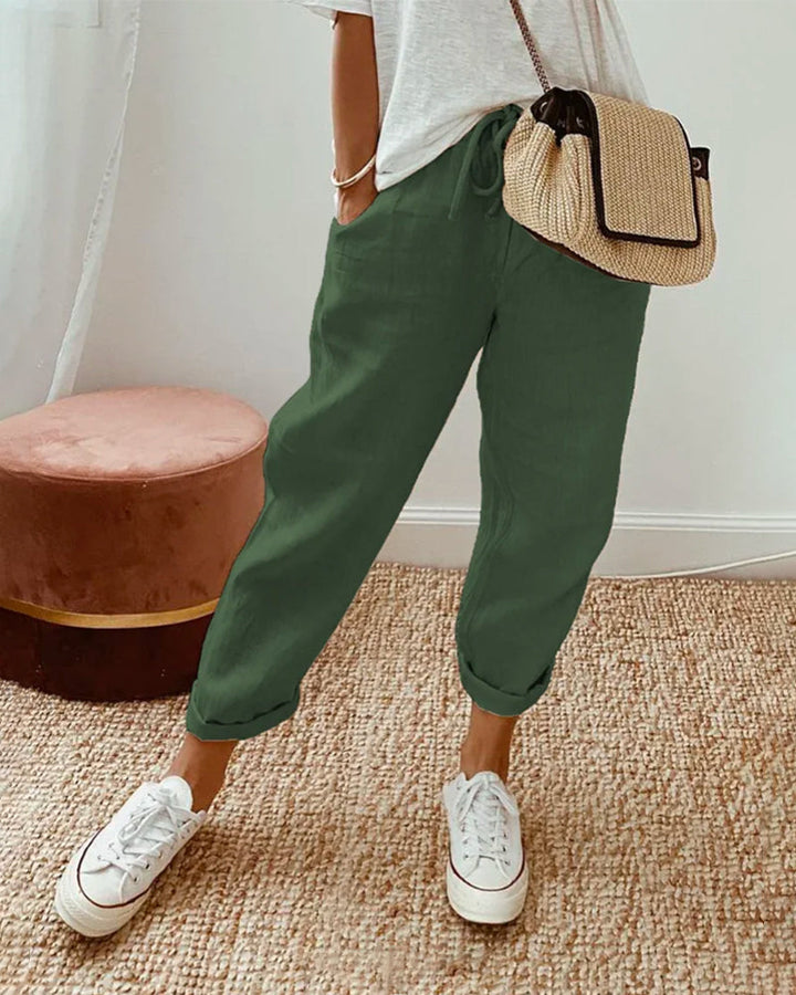 Cassandra | Linnen Anti-Zweet Casual & Elegante Broek