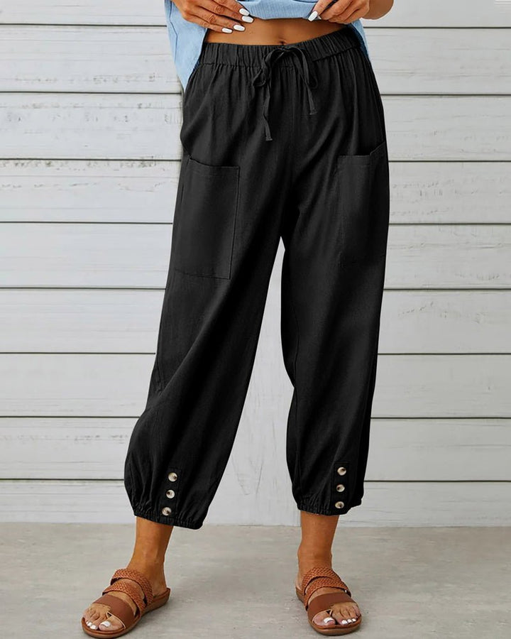 Elianna | Chic Hoge Taille Broek