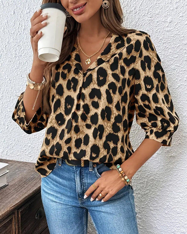THE ROSALYN - 3/4 MOUW BLOUSE