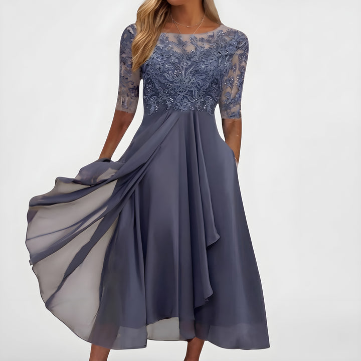 NOEMI - Elegante jurk van kant