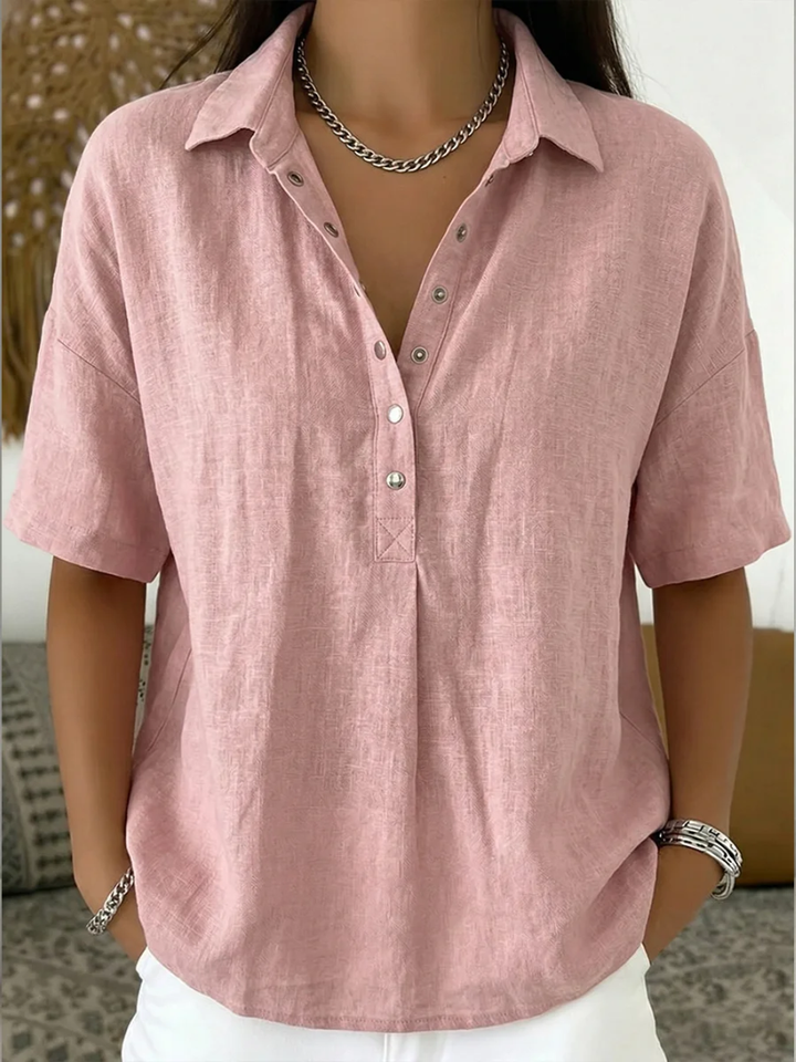 Willow | Blouse met Kraag en Knopen