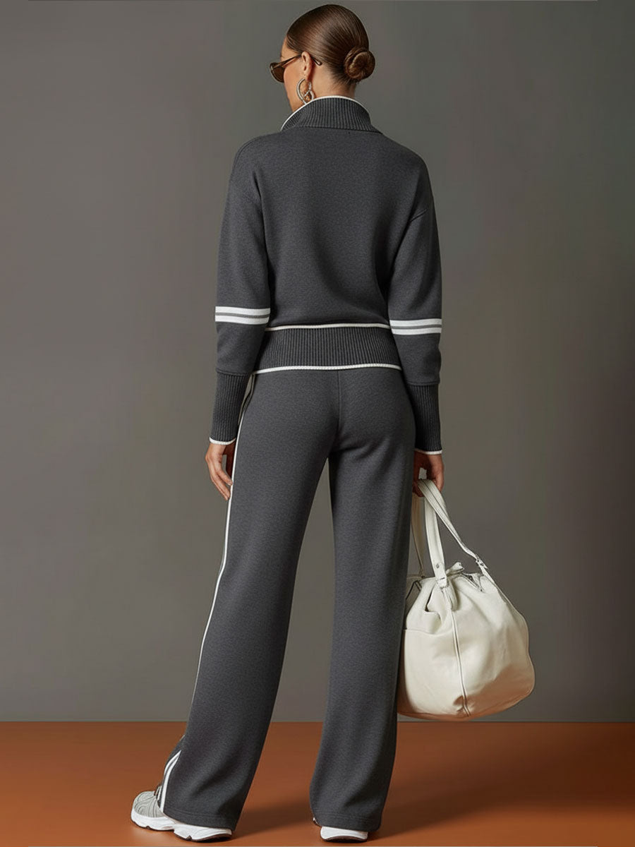 Marietta – blouse en broek met brede pijpen