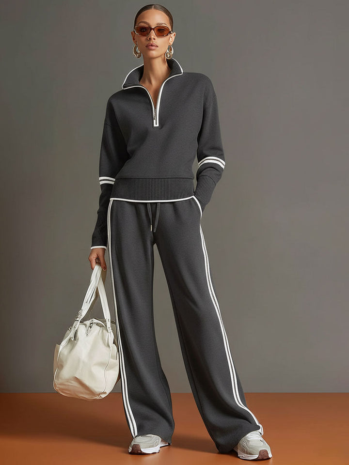 Marietta – blouse en broek met brede pijpen