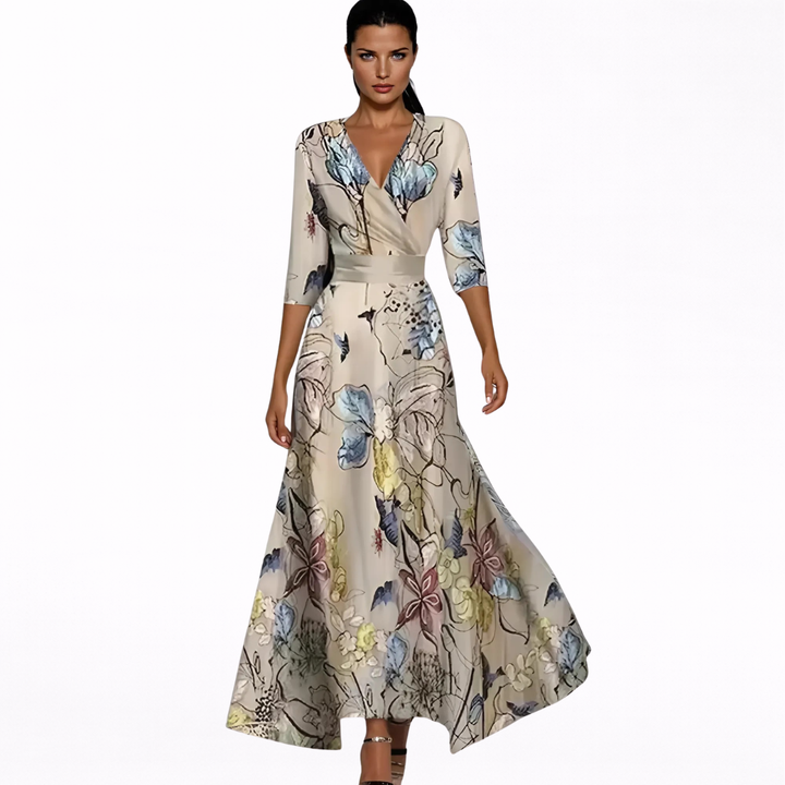 Emilia | Maxi Bloemenjurk Elegant
