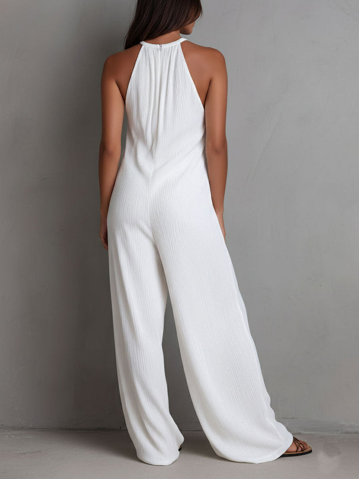 Dominique | Elegante vloeiende combinatie met halternek