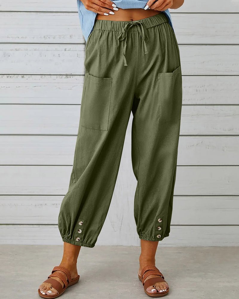 Elianna | Chic Hoge Taille Broek
