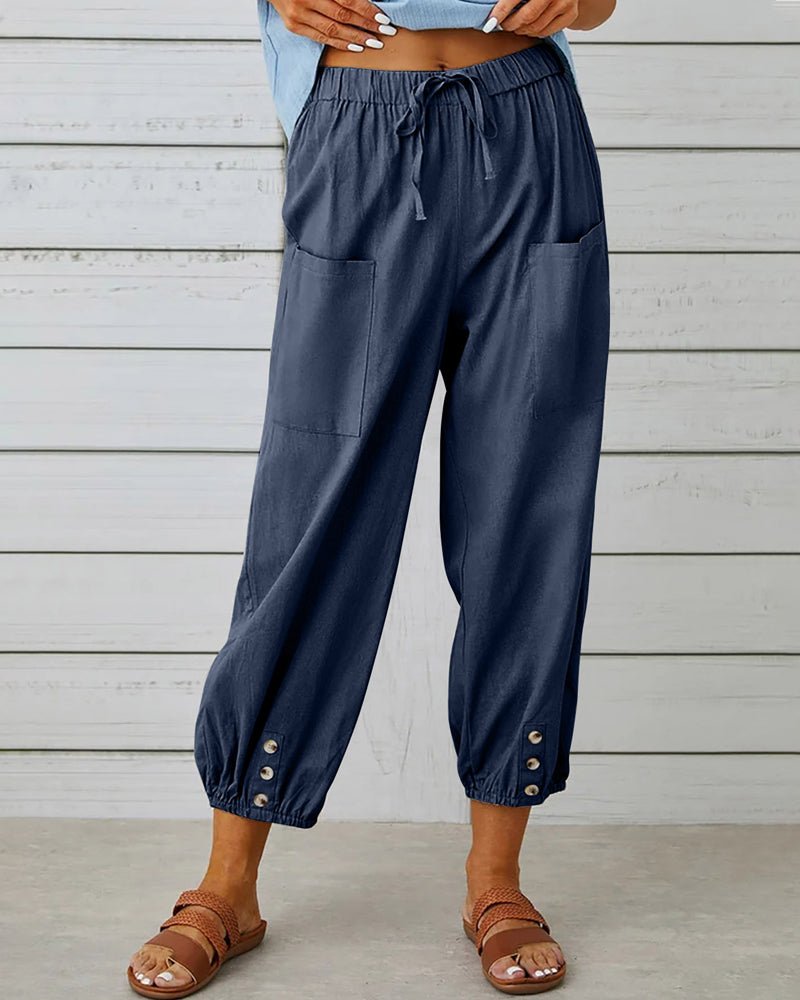 Elianna | Chic Hoge Taille Broek