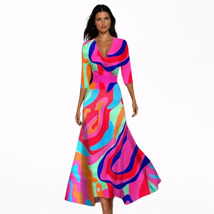 Emilia | Maxi Bloemenjurk Elegant