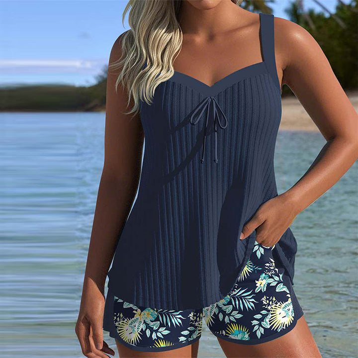 Laluna® | Tankini Gestreept met Tweedelig Strandbroekje