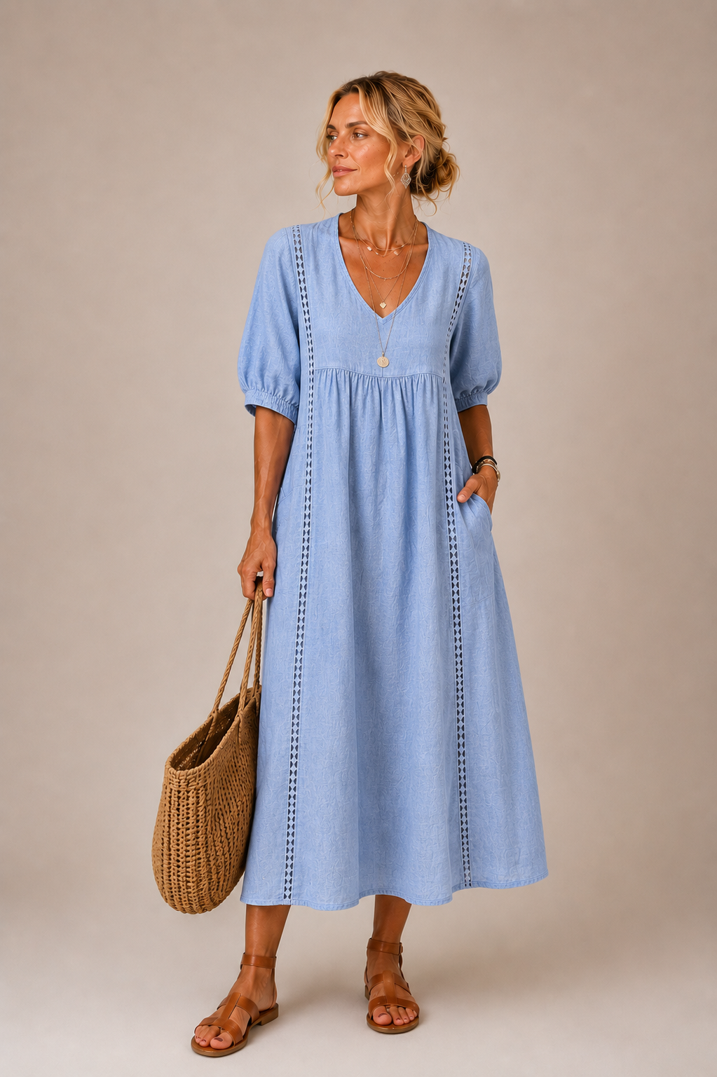 Sefi | Midi Zomerjurk