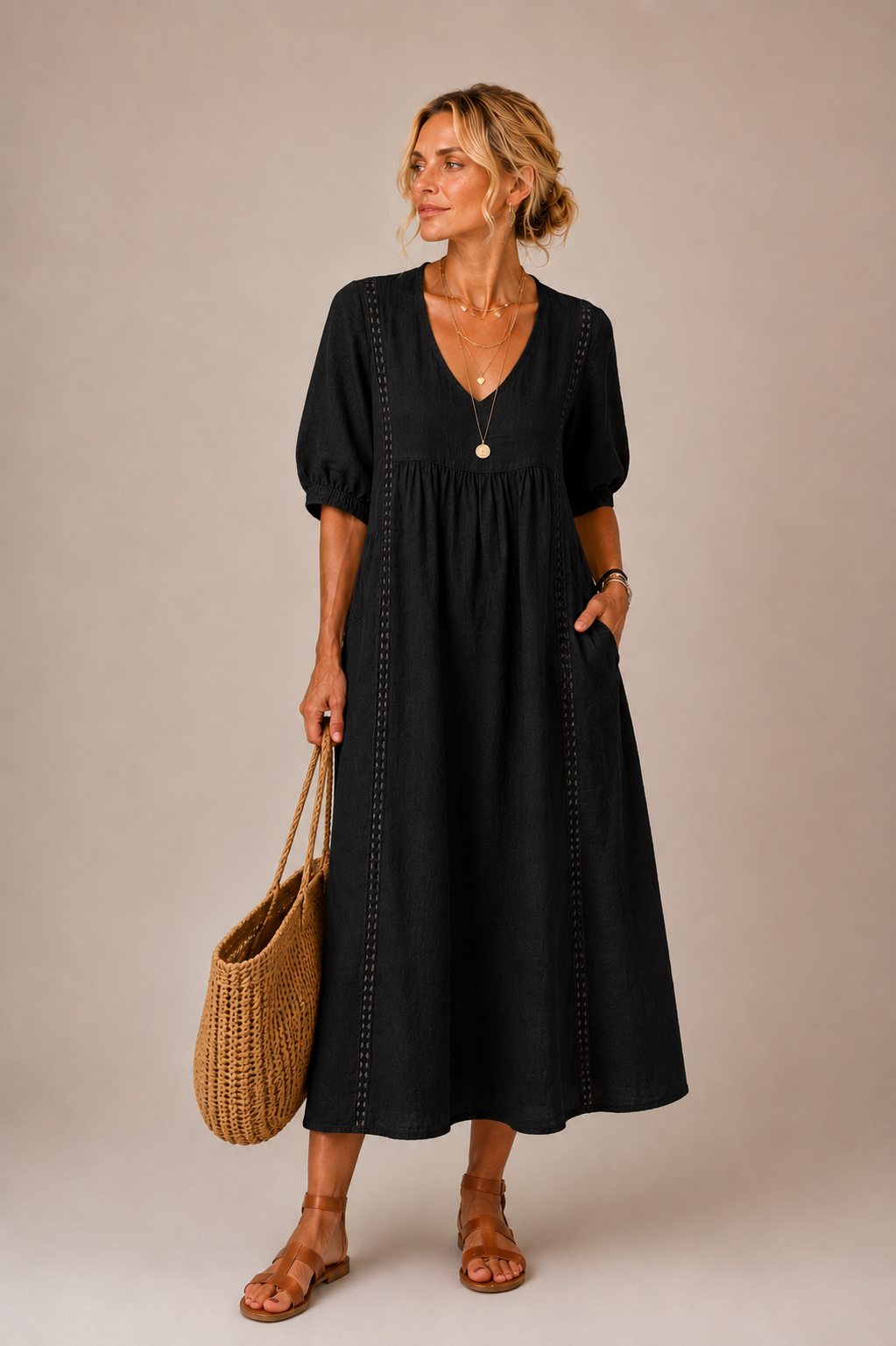 Sefi | Midi Zomerjurk