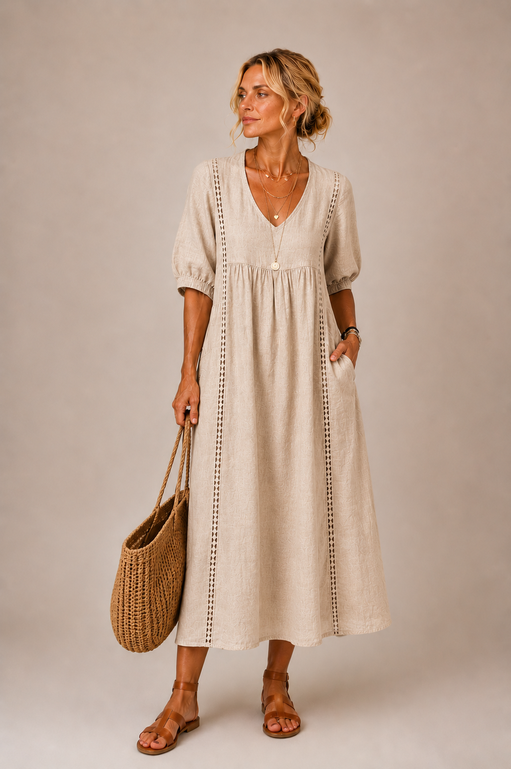Sefi | Midi Zomerjurk