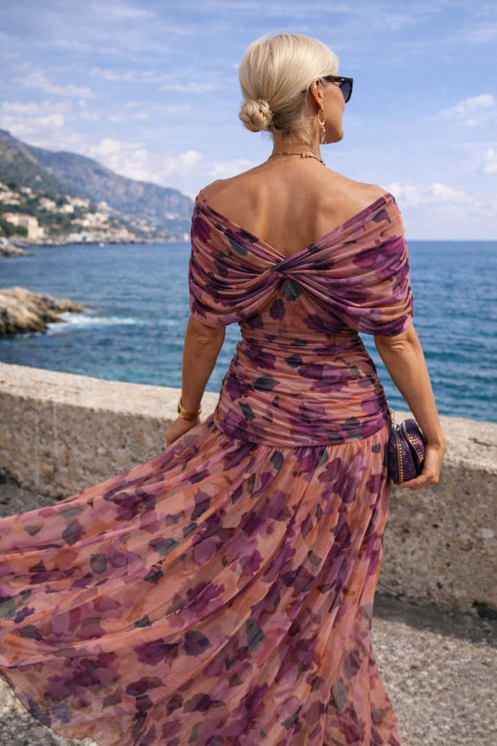 Stijlvolle Maxi Avondjurk met V-hals