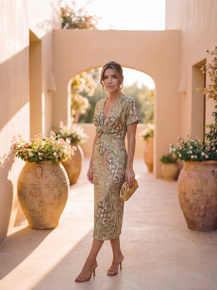 Antonella | Elegante jurk van lichte, vloeiende stof