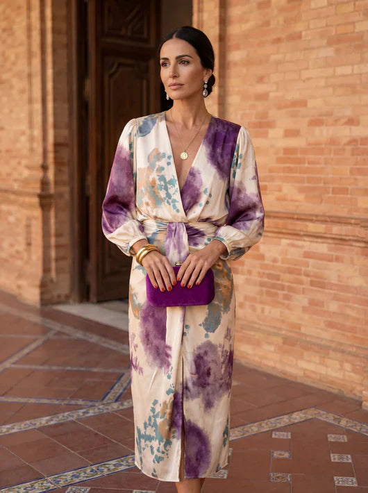 Liora™ | Elegante Wikkel Jurk