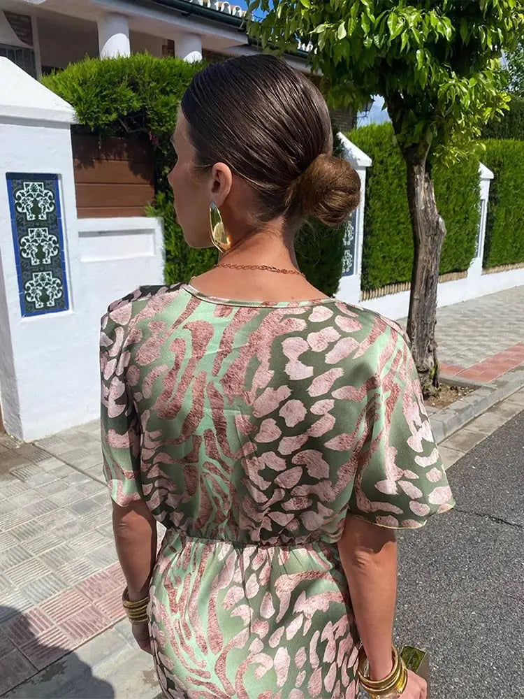 CLARANDRA™ - MIDI JURK VAN KOPER