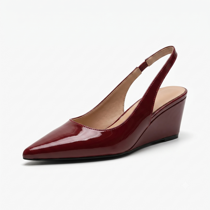 Elena | Elegante Slingback Wedge Hakken