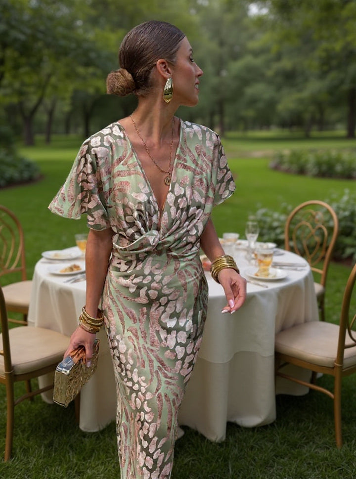 CLARANDRA™ - MIDI JURK VAN KOPER