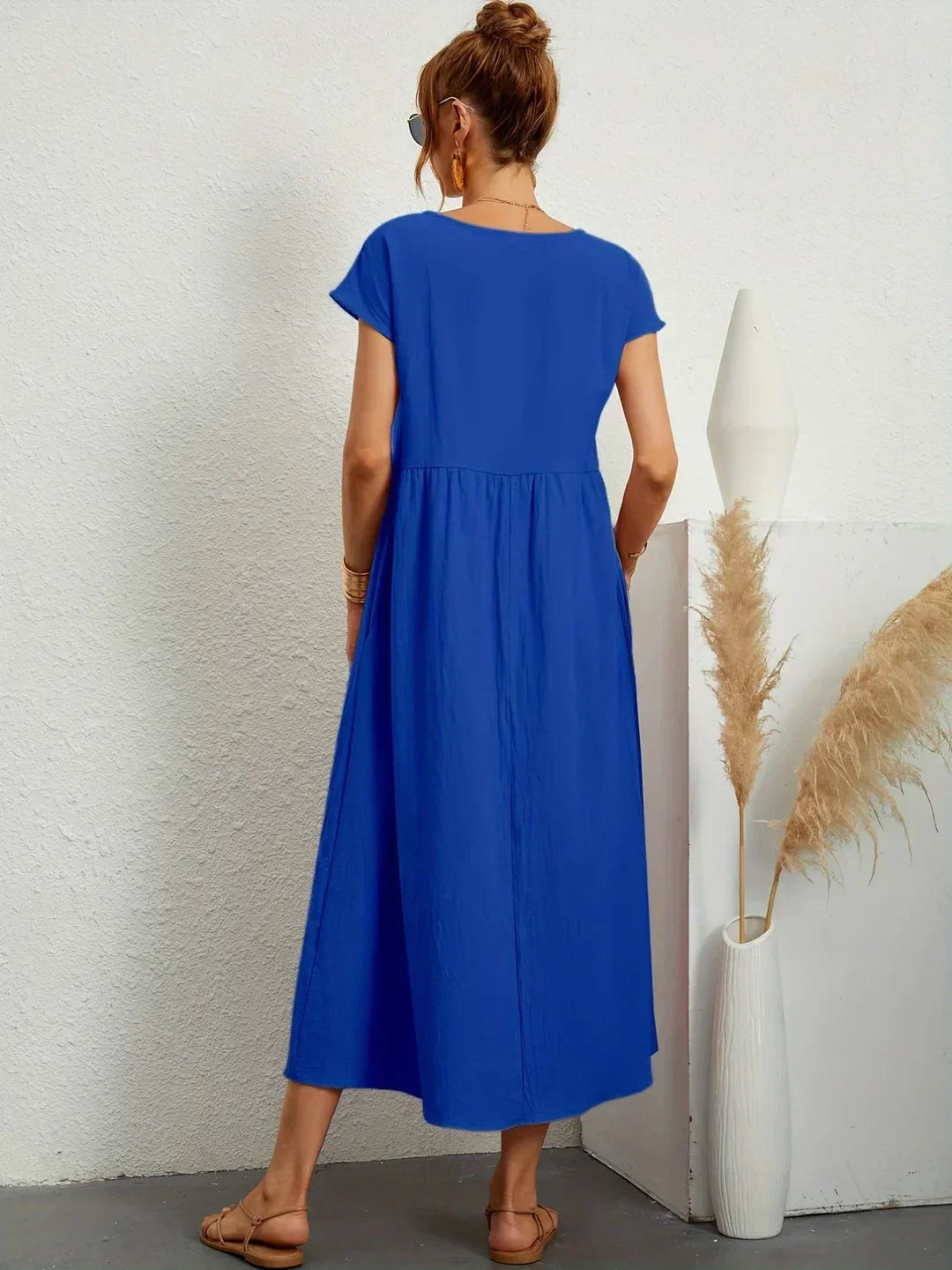 Gabrielle™ — Midi jurk met tijdloze elegante flow