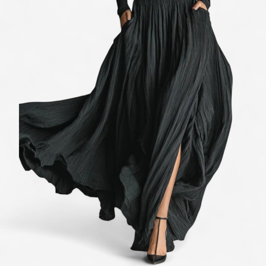 Raquel ║ Maxi-jurk met hoge taille