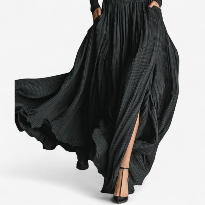 Raquel ║ Maxi-jurk met hoge taille