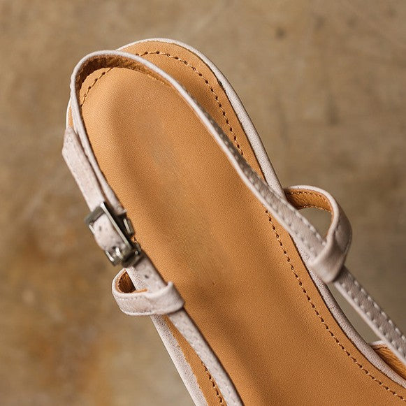 Serelle | Leren Slingback Hakken