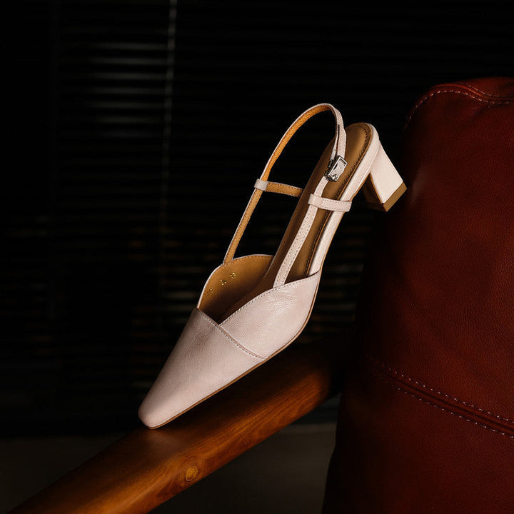Serelle | Leren Slingback Hakken