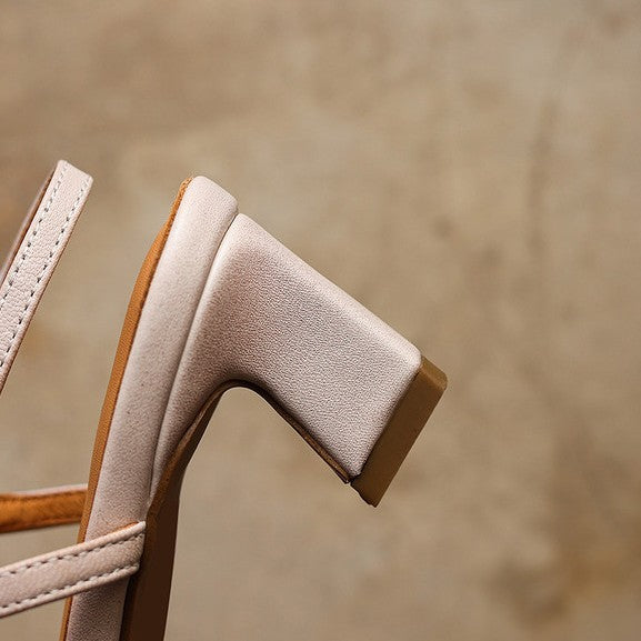 Serelle | Leren Slingback Hakken