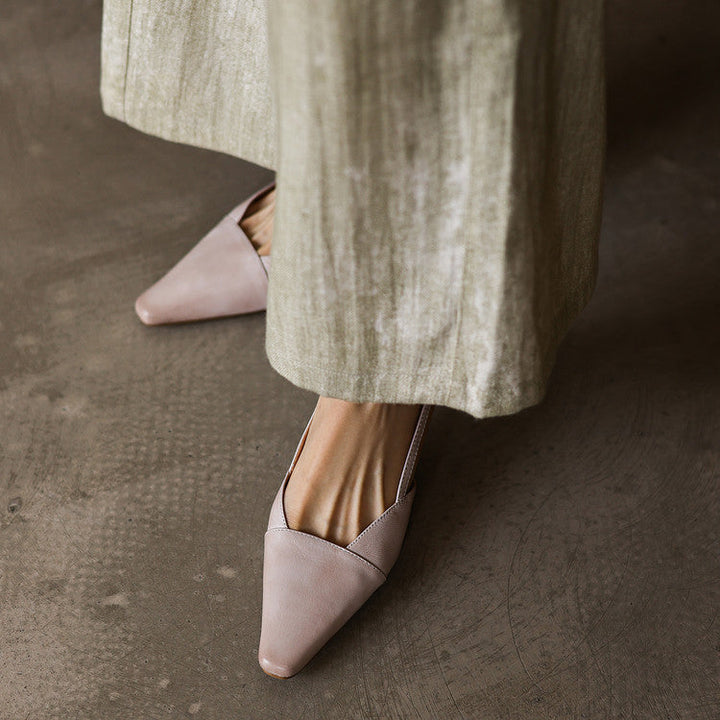 Serelle | Leren Slingback Hakken