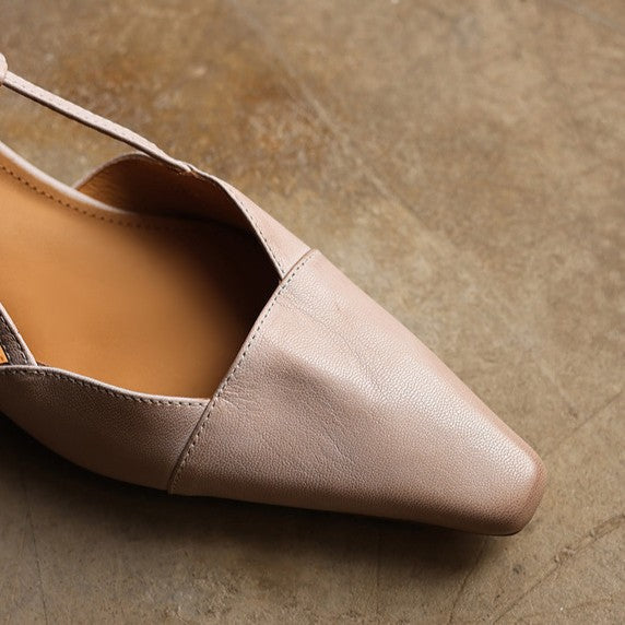 Serelle | Leren Slingback Hakken