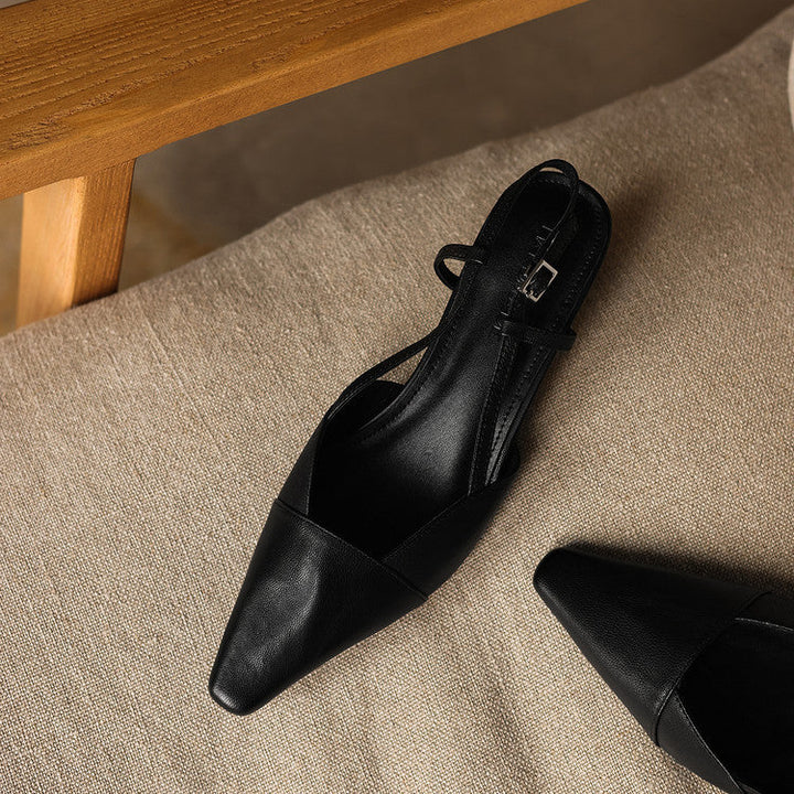 Serelle | Leren Slingback Hakken