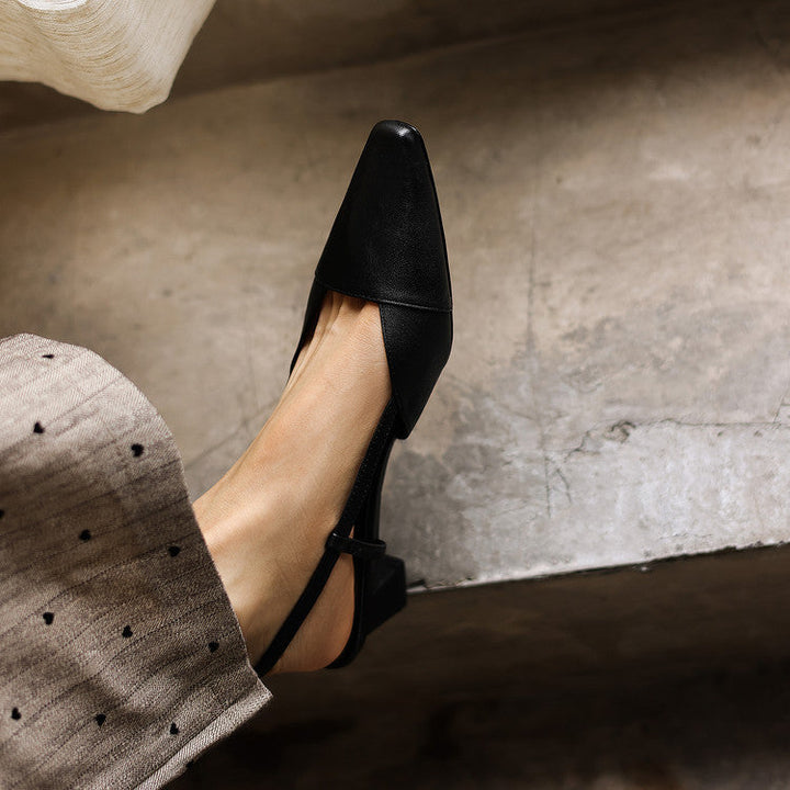 Serelle | Leren Slingback Hakken