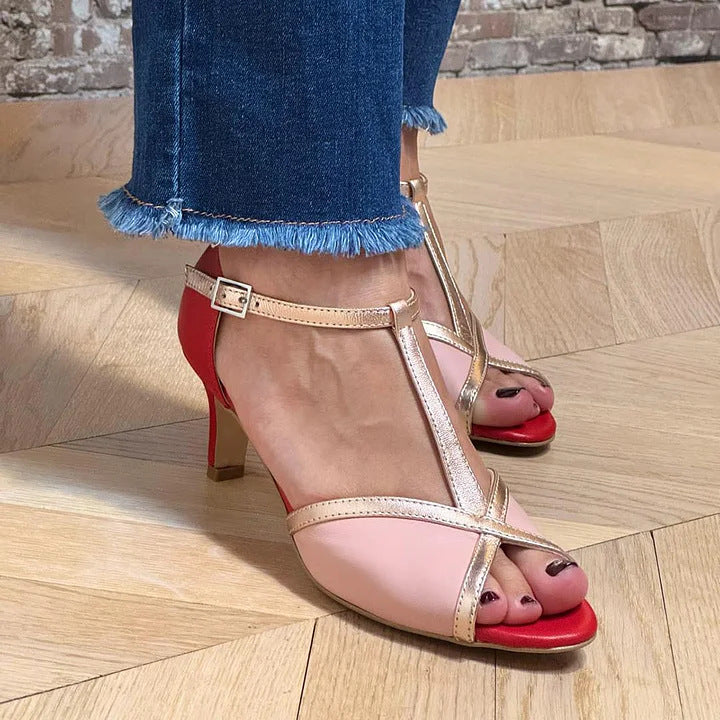 ELEGANTE SANDALEN MET T-GORDIJN