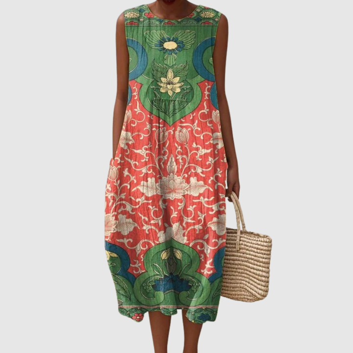 Vera | Bohemian Midi Jurk