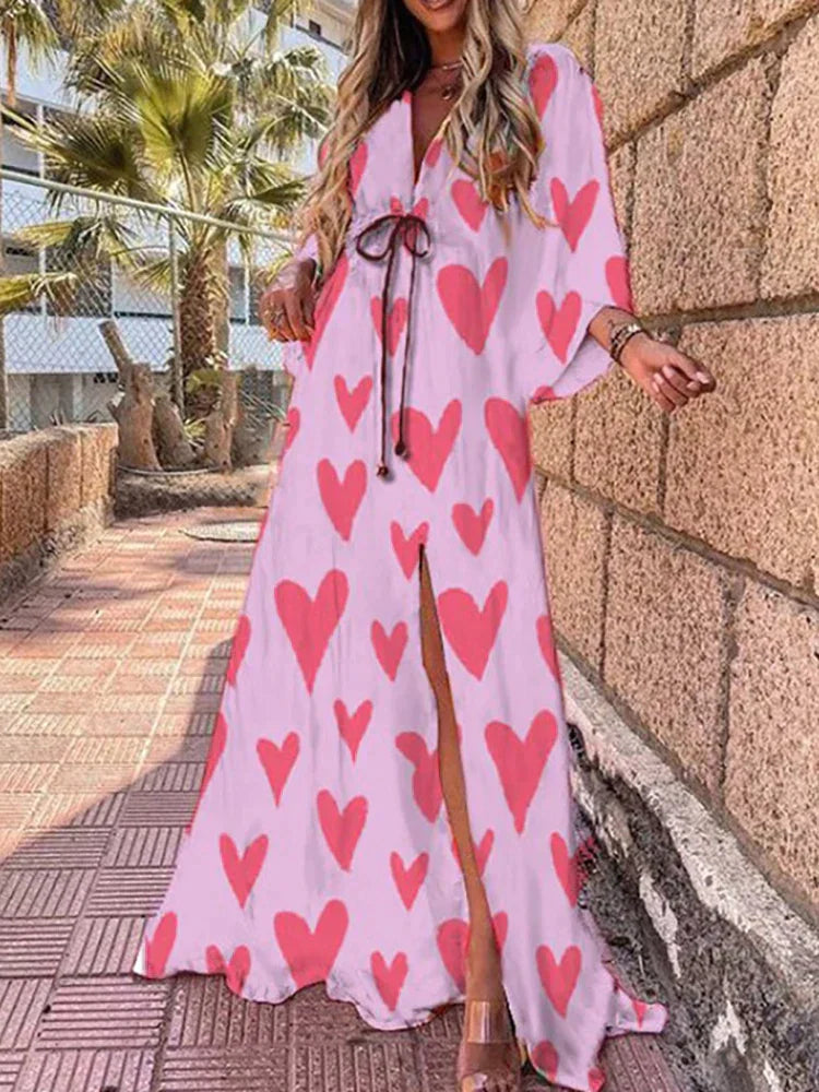 Daria - Vakantie Kaftan Jurk
