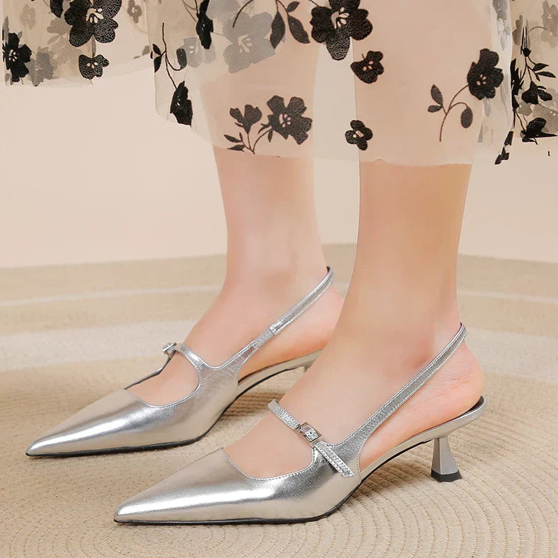 Stella | Slingback Kitten Hakken