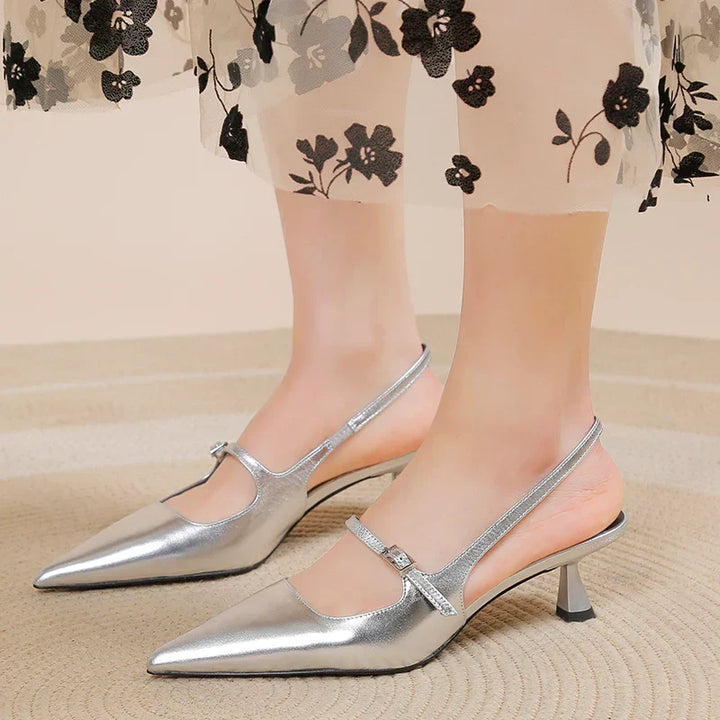 Stella | Slingback Kitten Hakken
